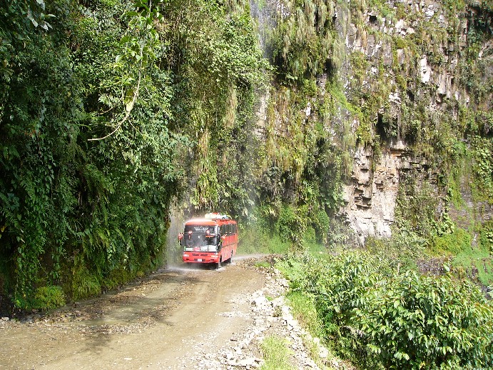 route Coroico Bolivie